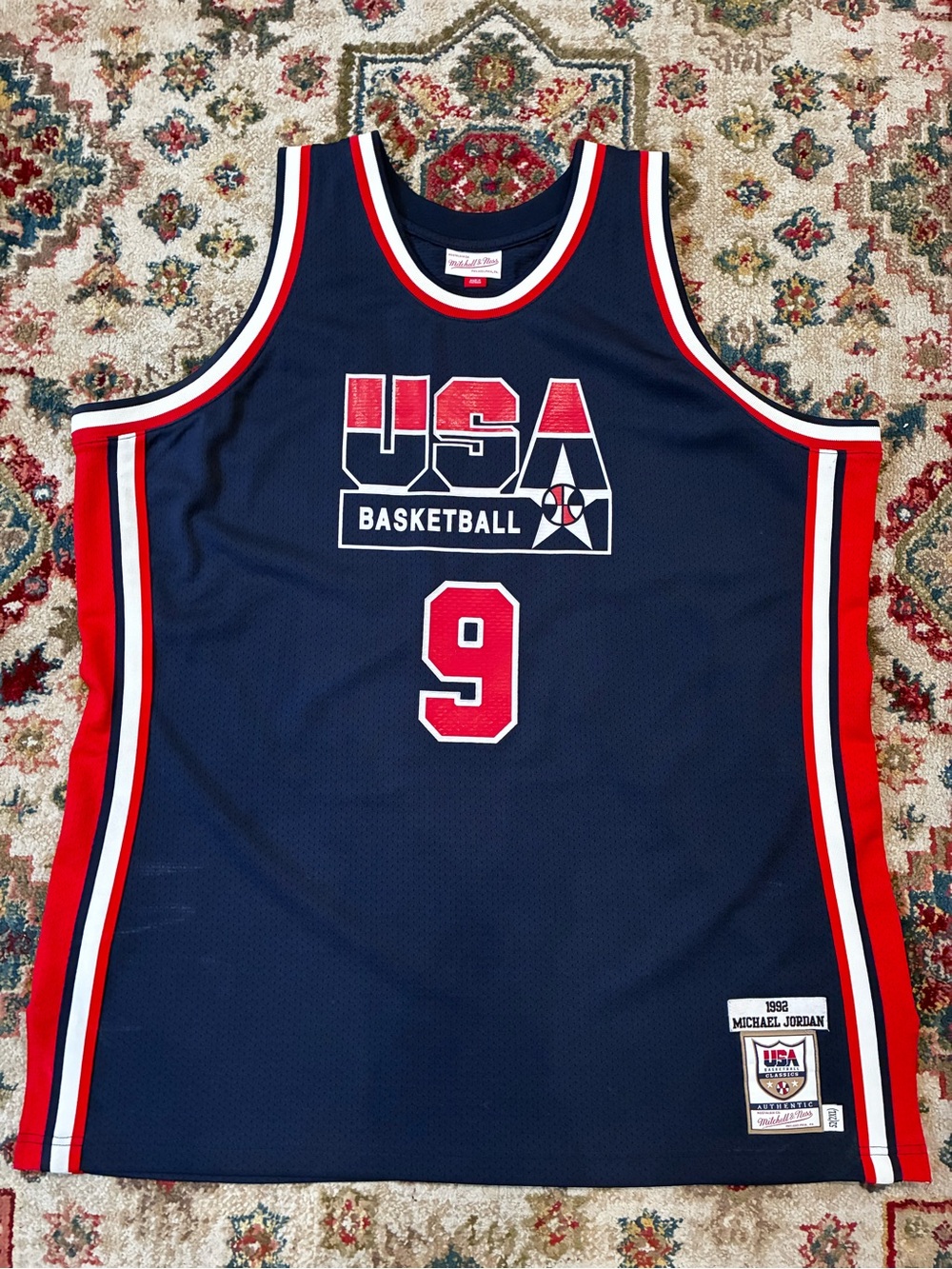 Mitchell & Ness Michael Jordan 1992 Authentic USA Dream Team Olympic Jersey 2XL